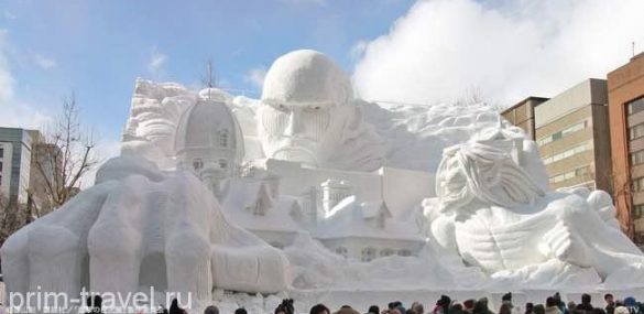 Снежный фестиваль и лыжи – отличный отдых на Хоккайдо