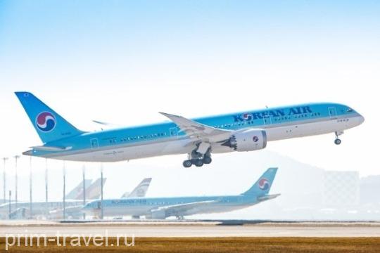 Билеты на новый Dreamliner компании  Korean Air можно купить во Владивостоке