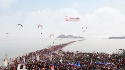 Моисеево чудо можно увидеть в Южной Корее в конце апреля