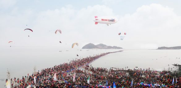 Моисеево чудо можно увидеть в Южной Корее в конце апреля