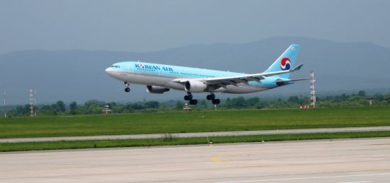 Авиакомпания Korean Air между Владивостоком и Сеулом запустила лайнер Airbus A330-200