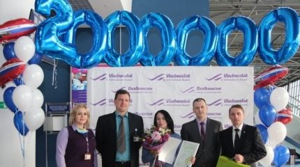 Рекорд  аэропорта Владивосток: обслужено 2 миллиона пассажиров