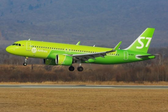 Авиакомпания S7 Airlines поставила на маршрут Владивосток — Бангкок новый самолет А320neo