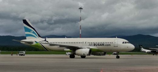 Авиакомпания Air Busan приступила к выполнению рейсов между Владивостоком и Пусаном