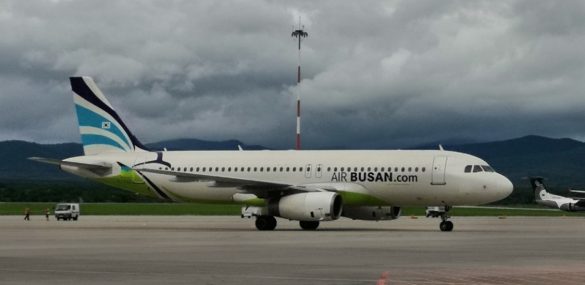 Авиакомпания Air Busan приступила к выполнению рейсов между Владивостоком и Пусаном