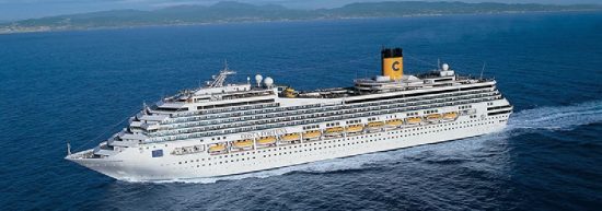 Владивосток впервые посетит круизный лайнер Costa Fortuna