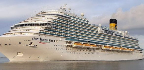 Новый круизный лайнер люкс-класса Costa Venezia станет отелем для гостей ВЭФ во Владивостоке