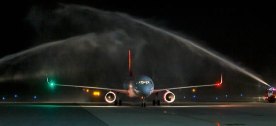 Международный аэропорт Владивосток принял первый рейс китайской авиакомпании Juneyao Airlines