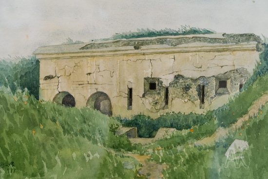 Знакомство с Владивостокской крепостью через акварели моряка и художника Павла Куянцева