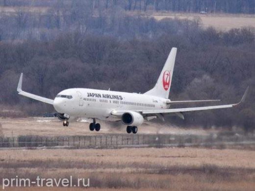 Выполнение рейсов JAL между Владивостоком и Токио вновь отложено