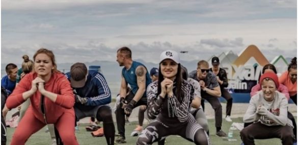 Сахалинцы присядут 1800 раз на «Горном воздухе»