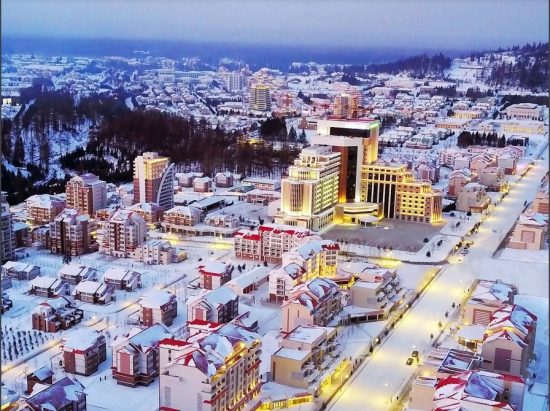 Самчжиён — культурный городок в горной местности КНДР