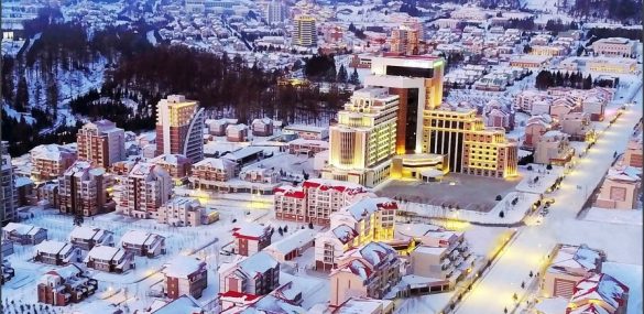 Самчжиён — культурный городок в горной местности КНДР