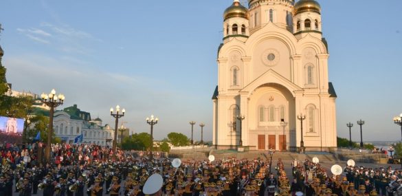 Хабаровск встречает военно-музыкальный фестиваль «Амурские волны»