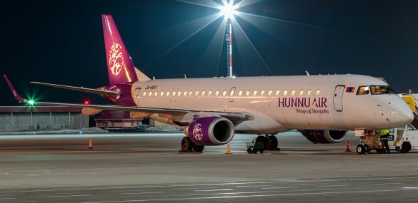 Полетная программа Hunnu Air из Улан-Батора в Хабаровск продлена до конца мая