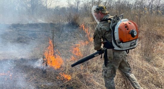 Лесные пожары закрыли в Приморье доступ к природными объектам