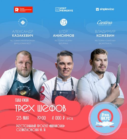 Во Владивостоке в рамках фестиваля продемонстрируют блюда высокой кухни из минтая