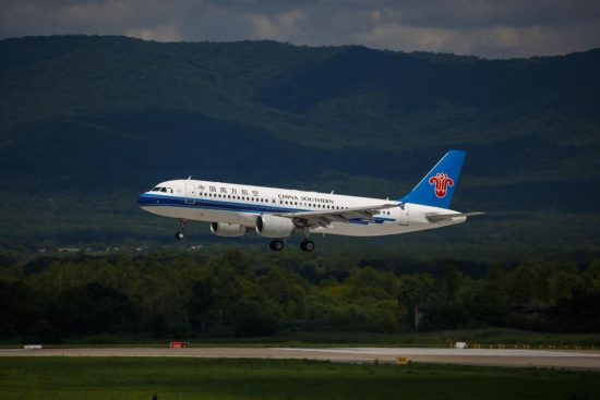 China Southern Airlines начнет выполнять рейсы между Владивостоком и Яньцзи