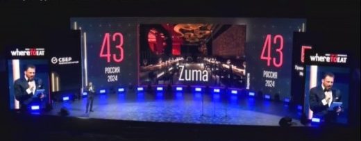 Три ресторана Владивостока в рейтинге лучших ресторанов России