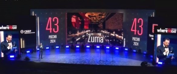 Три ресторана Владивостока в рейтинге лучших ресторанов России