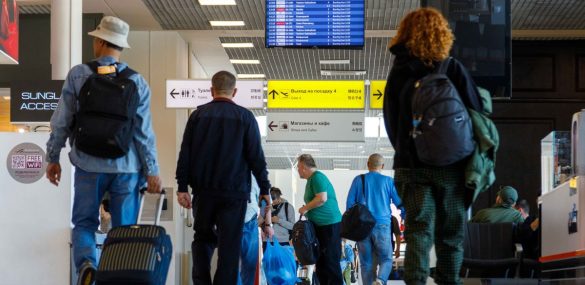 В аэропорту Владивостока пассажиропоток идет вверх