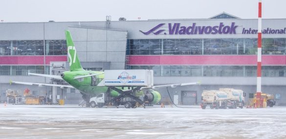 Зимой Международный аэропорт Владивосток в ощутимом плюсе